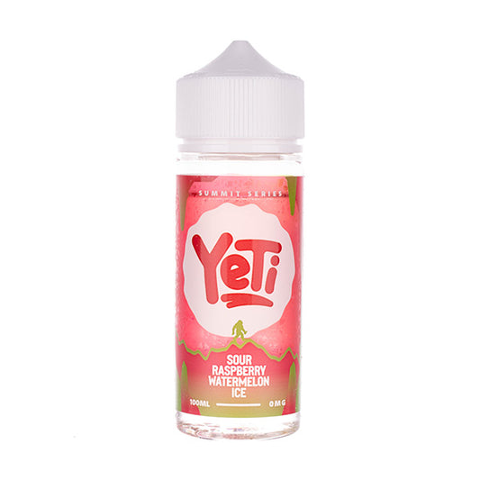 Sour Raspberry Watermelon Ice 100ml Shortfill E-Liquid by Yeti Summit