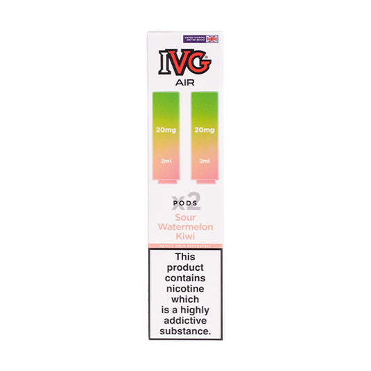 Sour Watermelon Kiwi IVG Air Pro Prefilled Pods