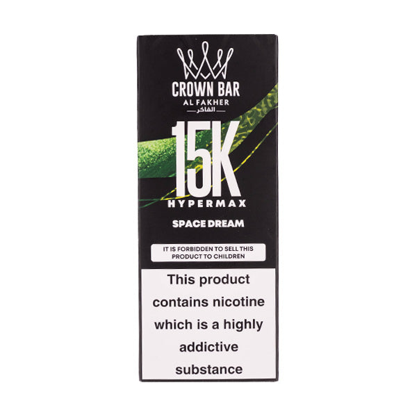 Al Fakher Crown Bar Hypermax 15k Big Puff Disposable Vape | VS