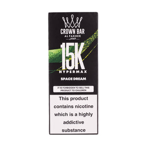 Al Fakher Crown Bar Hypermax 15k Disposable Vape - Space Dream