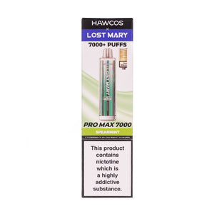 Lost Mary x Hawcos Pro Max 7000 Disposable Vape - Spearmint