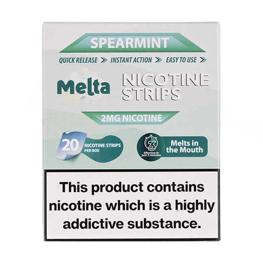 Spearmint Nicotine Strips by Melta