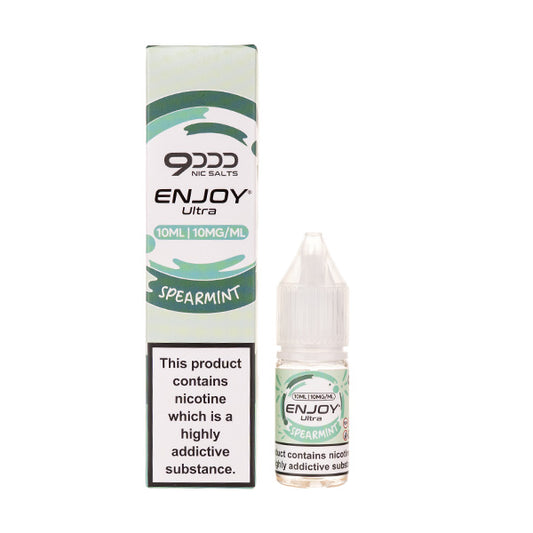 Spearmint Nic Salt E-Liquid by Enjoy Ultra 9000