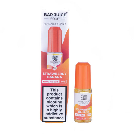 Strawberry Banana Nic Salt E-Liquid Bar Juice 5000