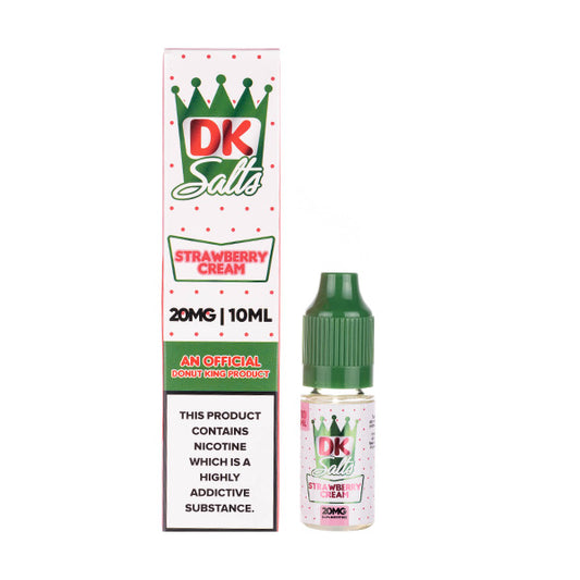 Strawberry Cream Nic Salt E-Liquid by Donut King Salts