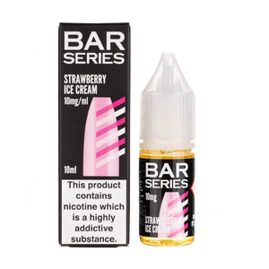 Strawberry Ice Cream Nic Salt E-Liquid by Bar Series