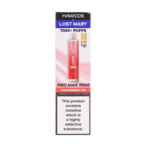 Lost Mary x Hawcos Pro Max 7000 Disposable Vape - Strawberry Ice