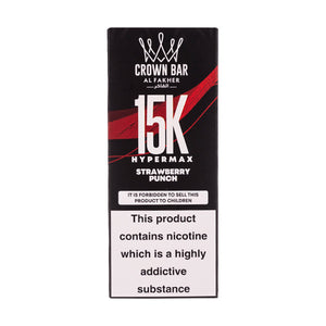 Al Fakher Crown Bar Hypermax 15k Disposable Vape - Strawberry Punch