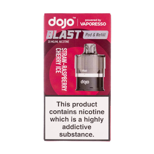 Strawberry Raspberry Cherry Ice Dojo Blast 6000 Prefilled Pod + Refill by Vaporesso