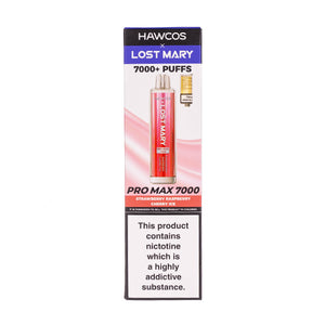 Lost Mary x Hawcos Pro Max 7000 Disposable Vape - Strawberry Raspberry Cherry Ice