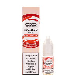 Strawberry Raspberry Cherry Ice Nic Salt E-Liquid by Enjoy Ultra 9000