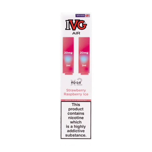 Strawberry Raspberry Ice IVG Air Pro Prefilled Pods