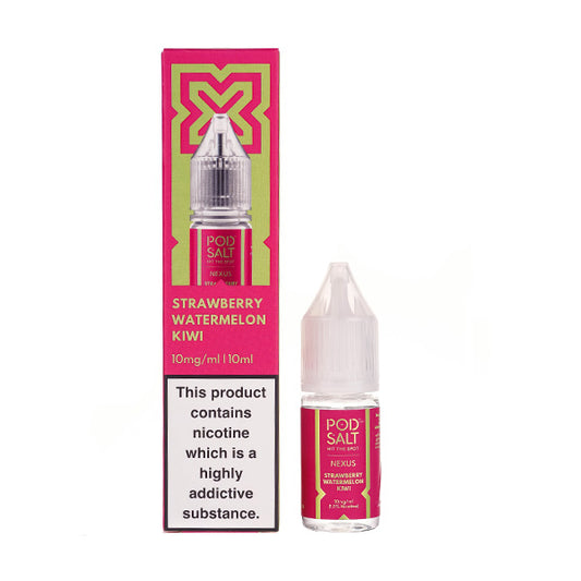 Strawberry Watermelon Kiwi Nic Salt by Pod Salt Nexus (Bottle & Box)