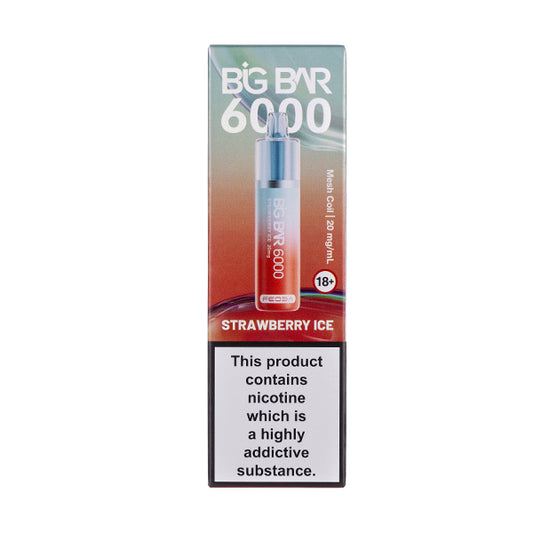 Feoba Big Bar 6000 Disposable Vape - Strawberry ice