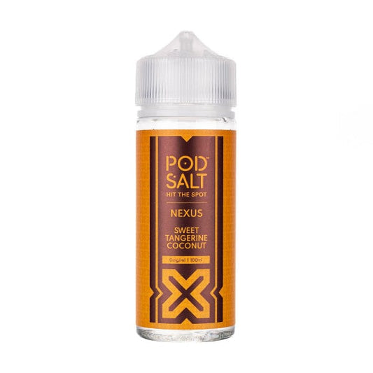 Sweet Tangerine Coconut 100ml Shortfill E-Liquid by Pod Salt Nexus