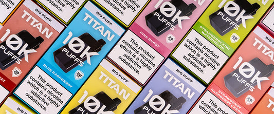 Titan 10k Rechargeable Disposable Vape 15 Flavours