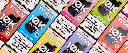 Titan 10k Rechargeable Disposable Vape - 20 Flavours