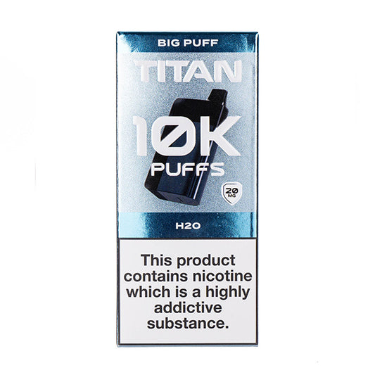 Titan 10k Rechargeable Disposable Vape - H20