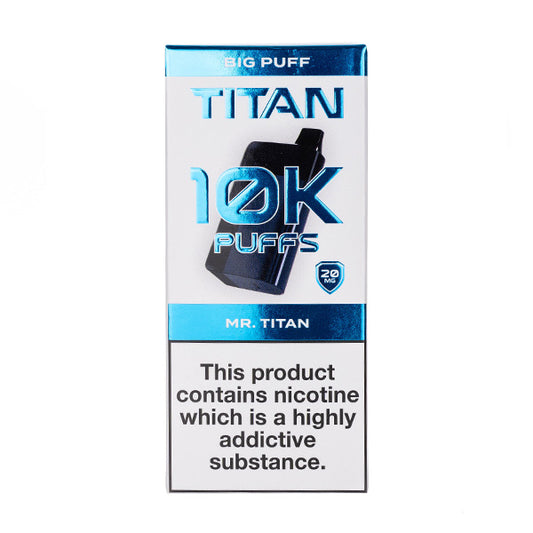 Titan 10k Rechargeable Disposable Vape - Mr. Titan