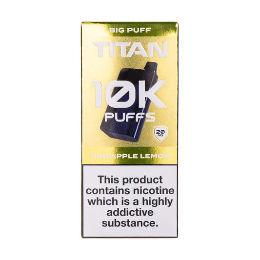 Titan 10k Rechargeable Disposable Vape - Pineapple Lemon