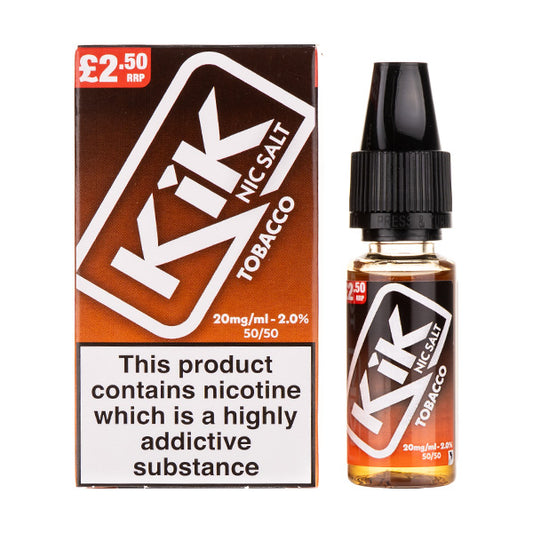 Tobacco Nic Salt E-Liquid by Kik