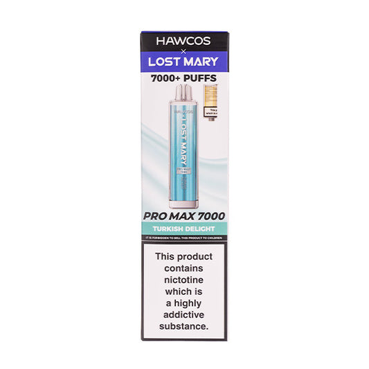 Lost Mary x Hawcos Pro Max 7000 Disposable Vape - Turkish Delight