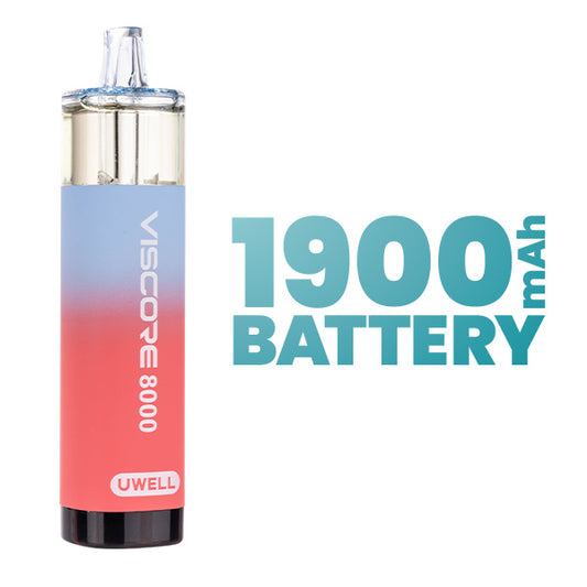 Uwell Viscore 8000 Pod Kit - 1900mAh Battery 