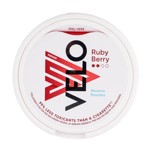 Ruby Berry Nicotine Pouches by VELO 6mg