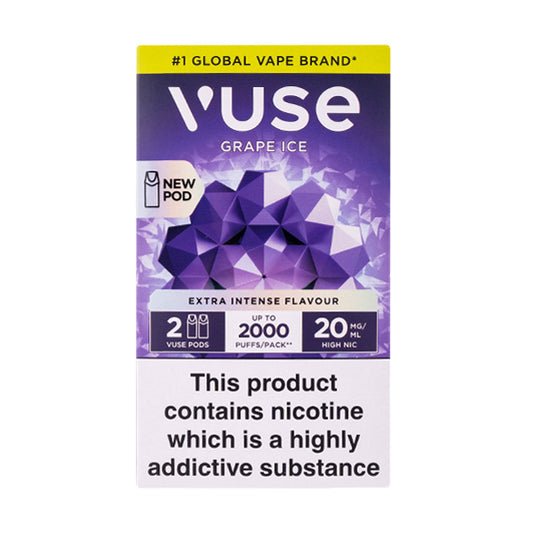 VPro NS Grape Ice Vuse Pro Pod Nic Salt Refills