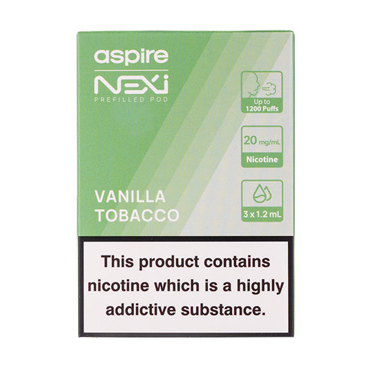 Vanilla Tobacco Nexi One Prefilled Pods by Aspire