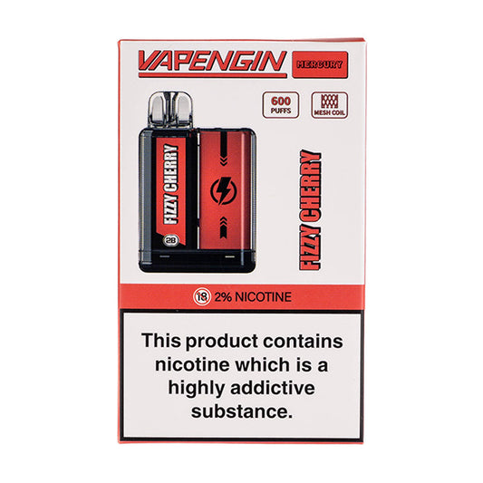 Vapengin Mercury Disposable Vape in Fizzy Cherry Flavour