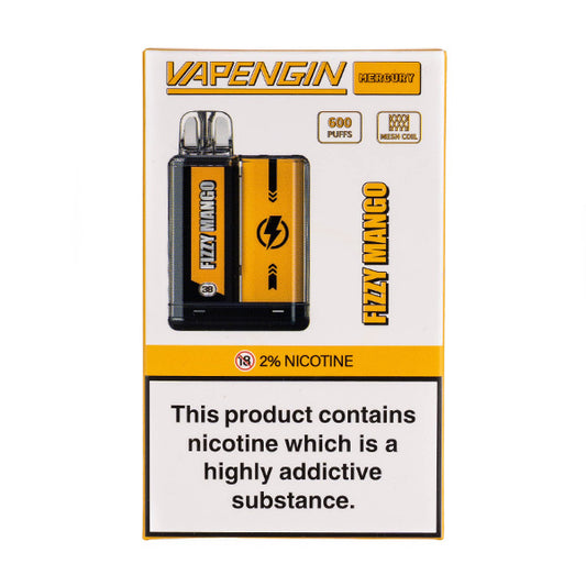 Vapengin Mercury Disposable Vape in Fizzy Mango Flavour