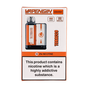 Vapengin Mercury Disposable Vape in Tobacco Flavour