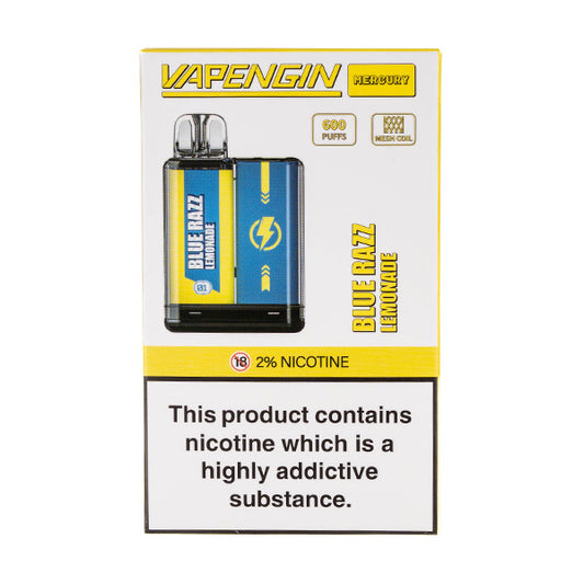 Vapengin Mercury Disposable Vape - Blue Razz Lemonade