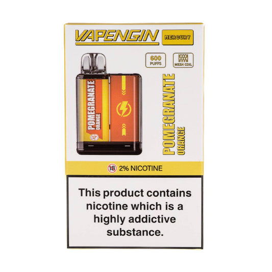 Vapengin Mercury Disposable Vape - Pomegranate Orange