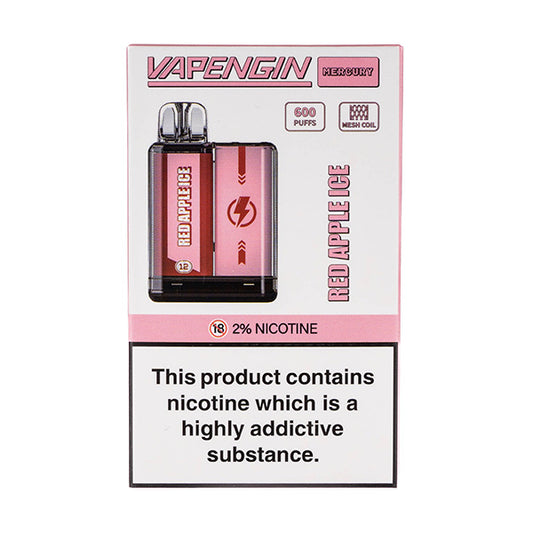 Vapengin Mercury Disposable Vape - Red Apple Ice