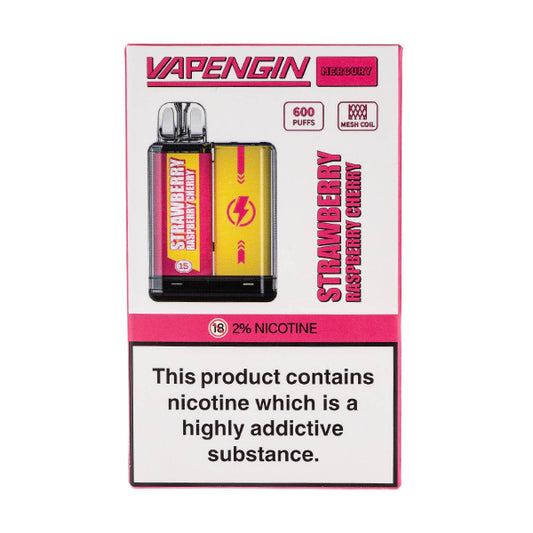 Vapengin Mercury Disposable Vape - Strawberry Raspberry Cherry