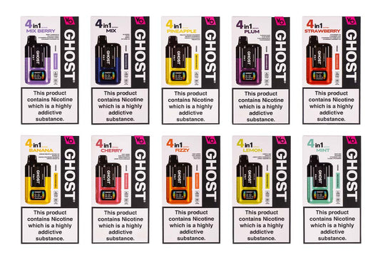 Vapes Bars Ghost 4-in-1 Pod Kit - 12 Flavours