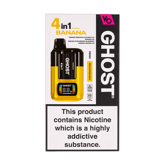 Vapes Bars Ghost 4-in-1 Pod Kit - Banana