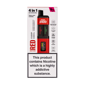 Vapes Bar Angel 2400 Pod Kit - Red Edition