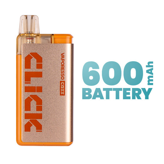 Vaporesso COSS Click Disposable Vape - 600mAh battery