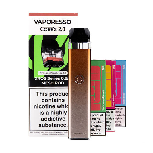 Vaporesso XROS 3 Bundle Kit - royal gold