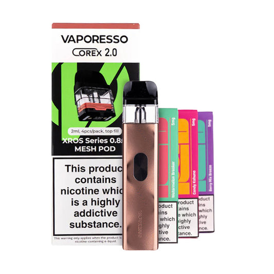 Vaporesso XROS 4 Mini Bundle - Champagne Gold