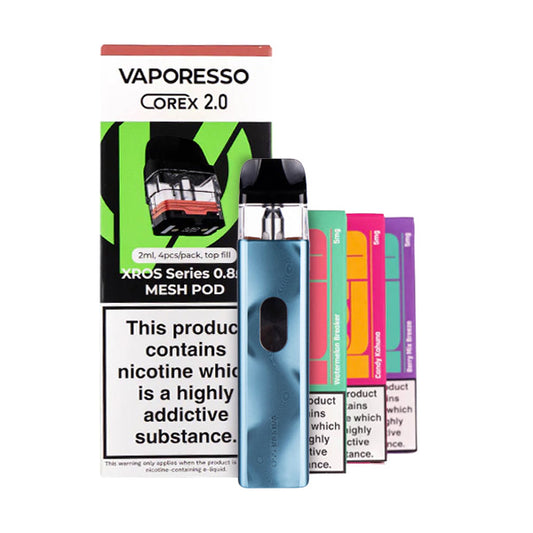 Vaporesso XROS 4 Mini Bundle - Ice Blue