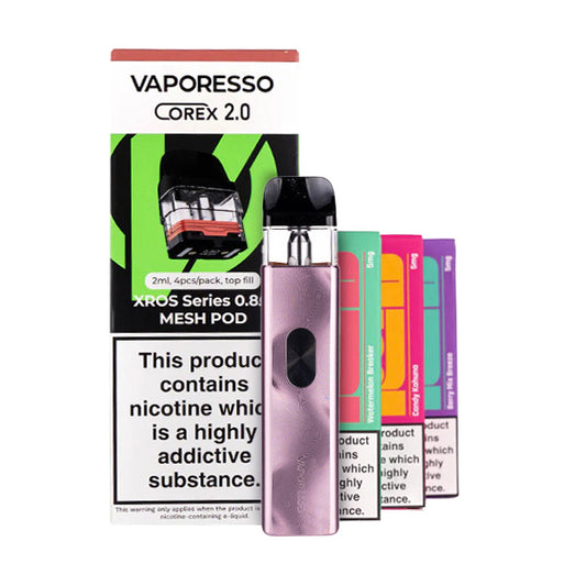 Vaporesso XROS 4 Mini Bundle - Ice Pink