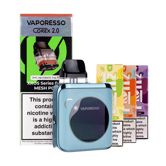 Vaporesso XROS 4 Nano Pod Kit Bundle - Aquamarine