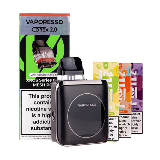 Vaporesso XROS 4 Nano Pod Kit Bundle - Graphite Black