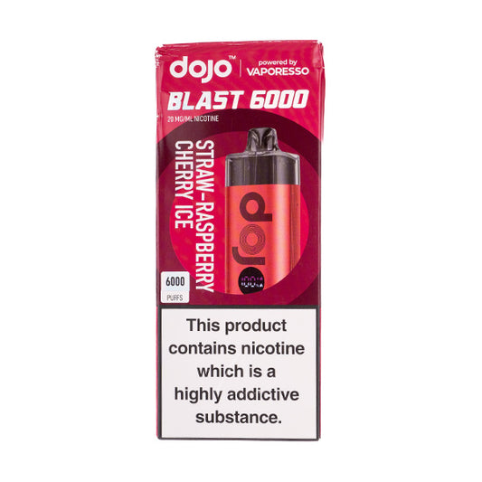 Vaporesso Dojo Blast 6000 Pod Kit
- Straw-raspberry Cherry Ice