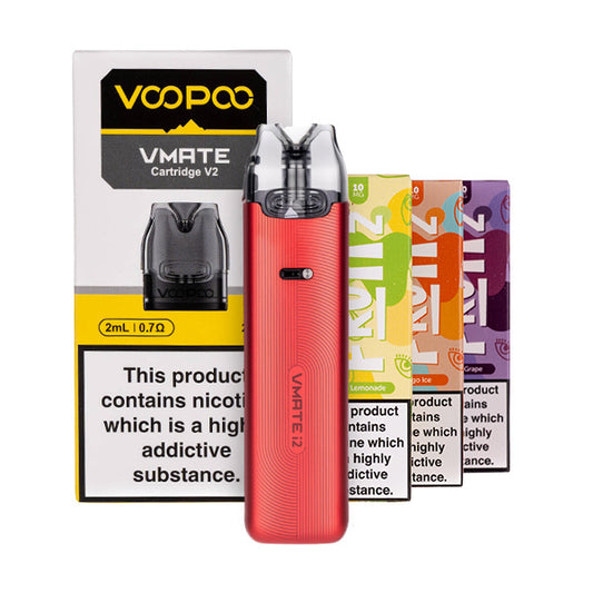 Voopoo VMATE i2 Pod Kit Bundle - Ruby Red