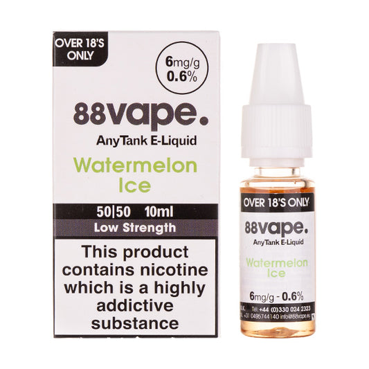 Watermelon Ice 50/50 E-Liquid by 88Vape